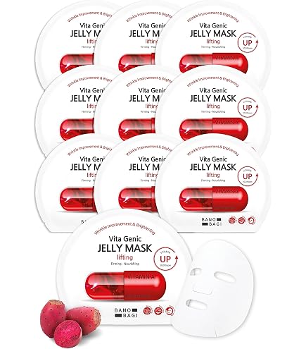 Amazon.com : BANOBAGI Vita Genic Jelly Cica Face Masks Beauty w
