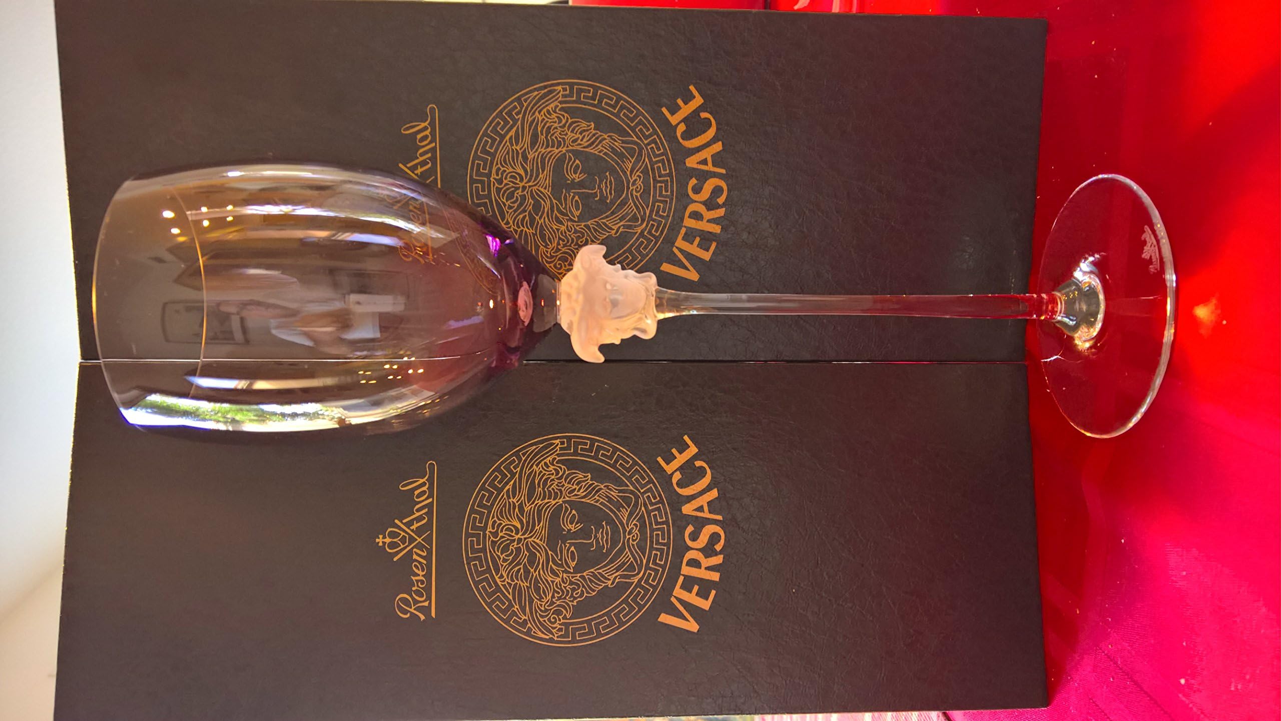 Versace Crystal White Wine Glass