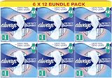 Always FlexProtect Sanitary Towels Normal Size 1 Wings Unscented 6x12