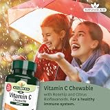 Natures Aid Vitamin C 500mg 50 Chewable Tablets Sugar Free Vegan view 2