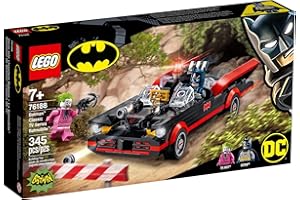 Lego Batman Classic Batmobile 76188 Building Toy with Joker Minifigure Authentic Construction Block Set
