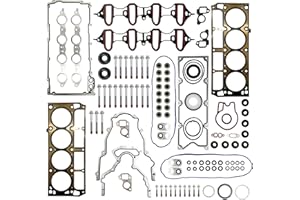 VANPERT Cylinder Engine Gasket Set Head Bolts ES72173 (1st Generation) Compatible with 2002-2011 Chevrolet Silverado Tahoe GMC Yukon Envoy Buick Cadillac 4.8L 5.3L