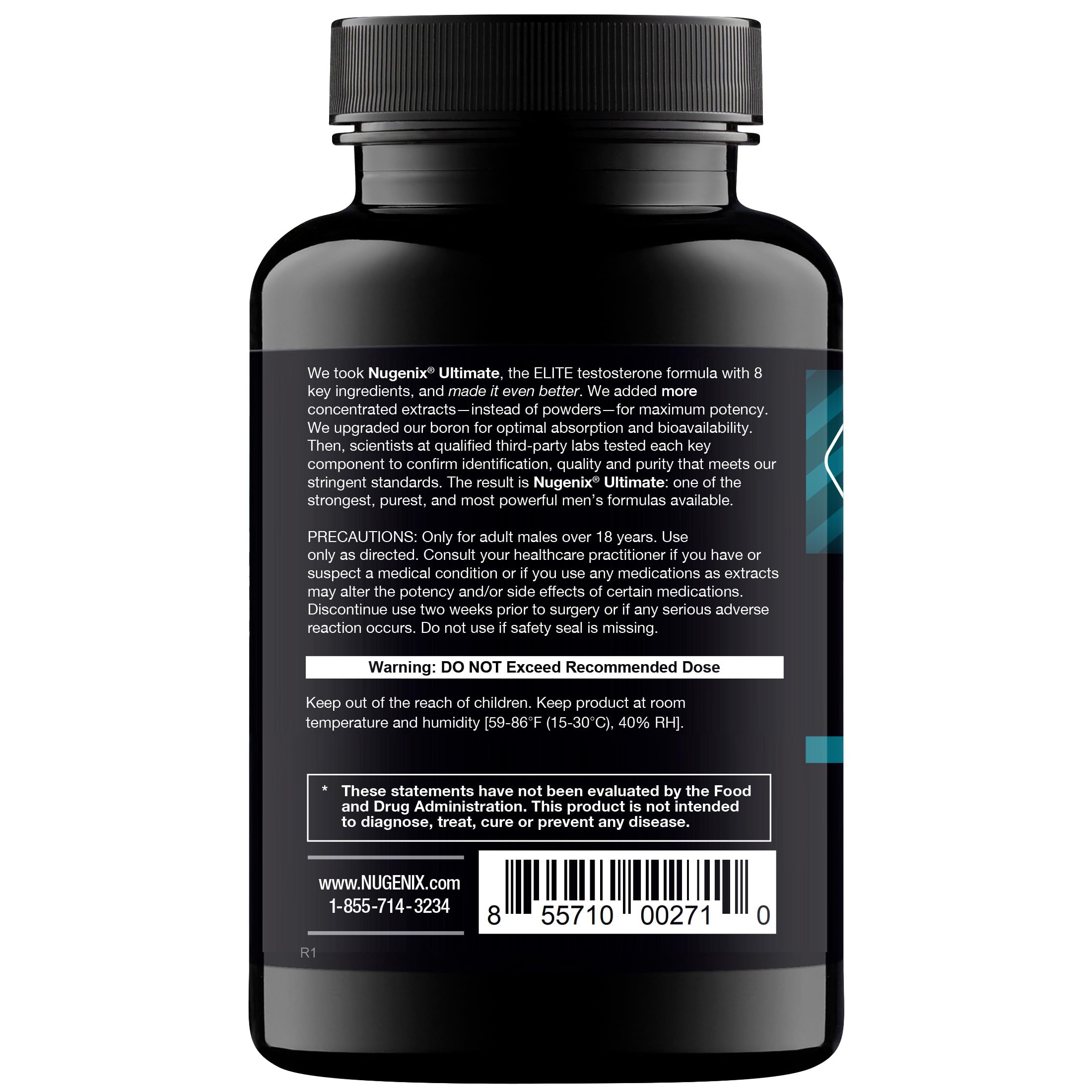 Nugenix Ultimate Free Testosterone Booster Supplement for Men - 56 Count