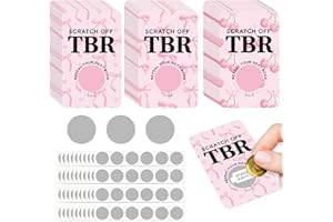 L1rabe Pink Bow TBR Cards 120 Scratch Off Cards Back to School 240 Stickers for Student Gift, Double Sided Coquette Bowknot TBR Jar Bookish Accessories Readers Book Lovers Women Girls Reveal Next Book