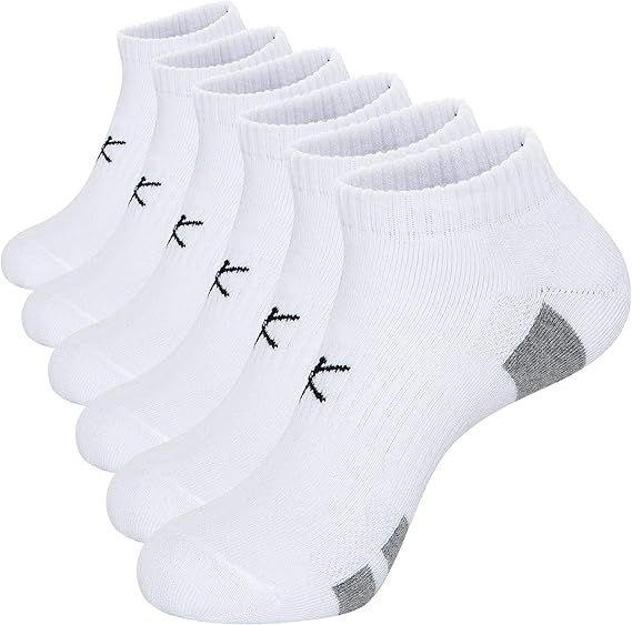 KONY Men's Cushioned Athletic Ankle Socks for Running
