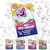 Mr. Bubble Magic Bath Crackles, Fun to add to Bubble Bath to Make Bath Time Exciting for Kids with Colorful Pops and Fizzy Snaps, 1 oz Packet, Pack of 12