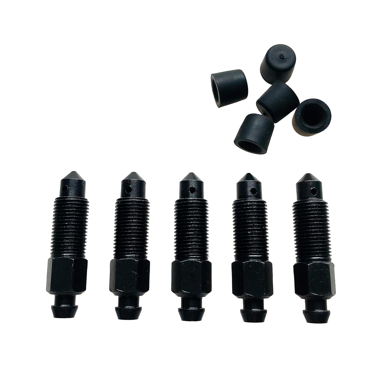 ZOK 5 PCS Brake Bleeder Screws, Bleeders, Caliper Bleeder