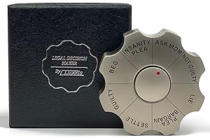 Luxxis Legal Decision Maker For Law School Student Graduation and Lawyer Gifts, Attorney Gifts and Executive Paper Weight for Office
