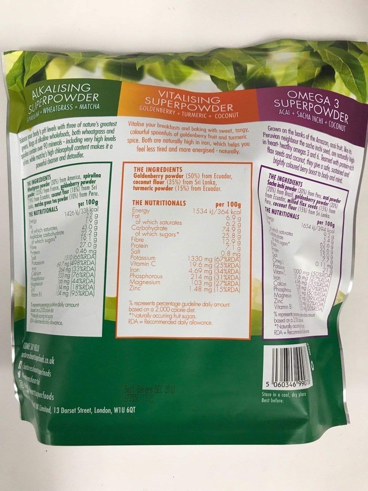 Terrafertil Natures Heart Superfood Powder Mixes, 100 g Buy Online in