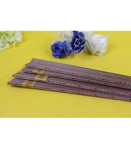 25pcs Guitar Purfling Strips – 640x5x1mm Luthier Binding Inlay For Guitar Building (Color #59)