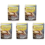 5 Packs Dragon Shield Classic White Standard Size 100 ct Card Sleeves Value Bundle!