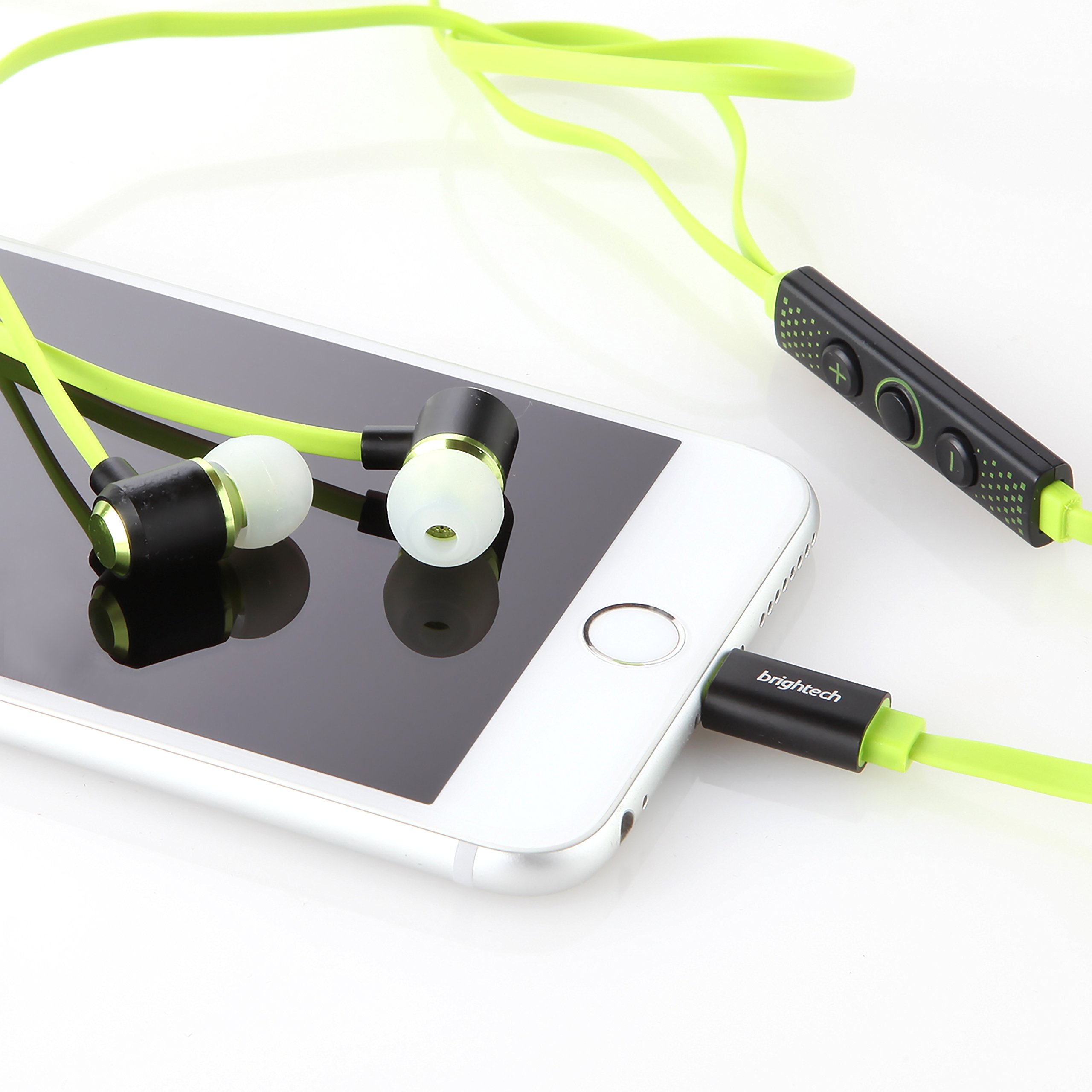 Brightech Apple MFI Approved Pure Lightning Earphones Listen To