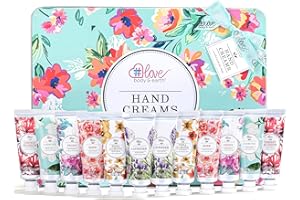 BODY & EARTH Hand Cream Gift Set Pack of 12 Enriched with Shea Butter to Nourish Dry Hands, Hand Lotion Gift Packs, Travel Size, Best Gifts for Women Gift Sets For Mother's Day Valentine's Day
