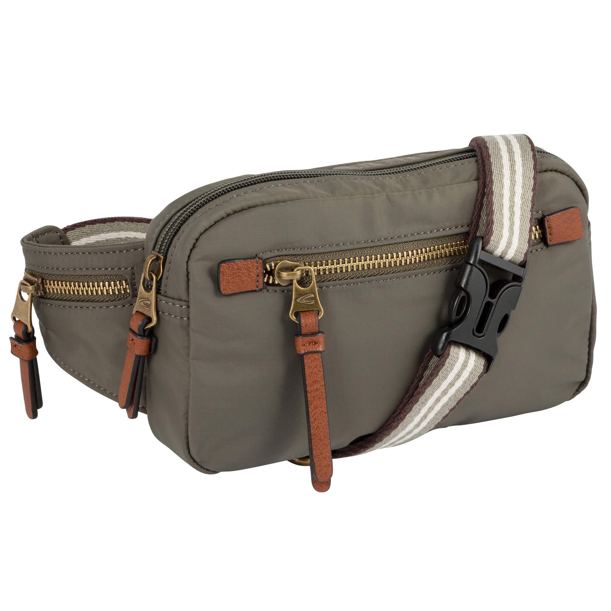 camel active Bari Women's Belt Bag Bum Bag, Khaki, S, 000100