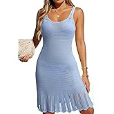 Dokotoo Swimsuit Coverup for Women Crochet Flowy Beach Dresses Bathing Suit Cover Up Cruise Outfits Resort Wear