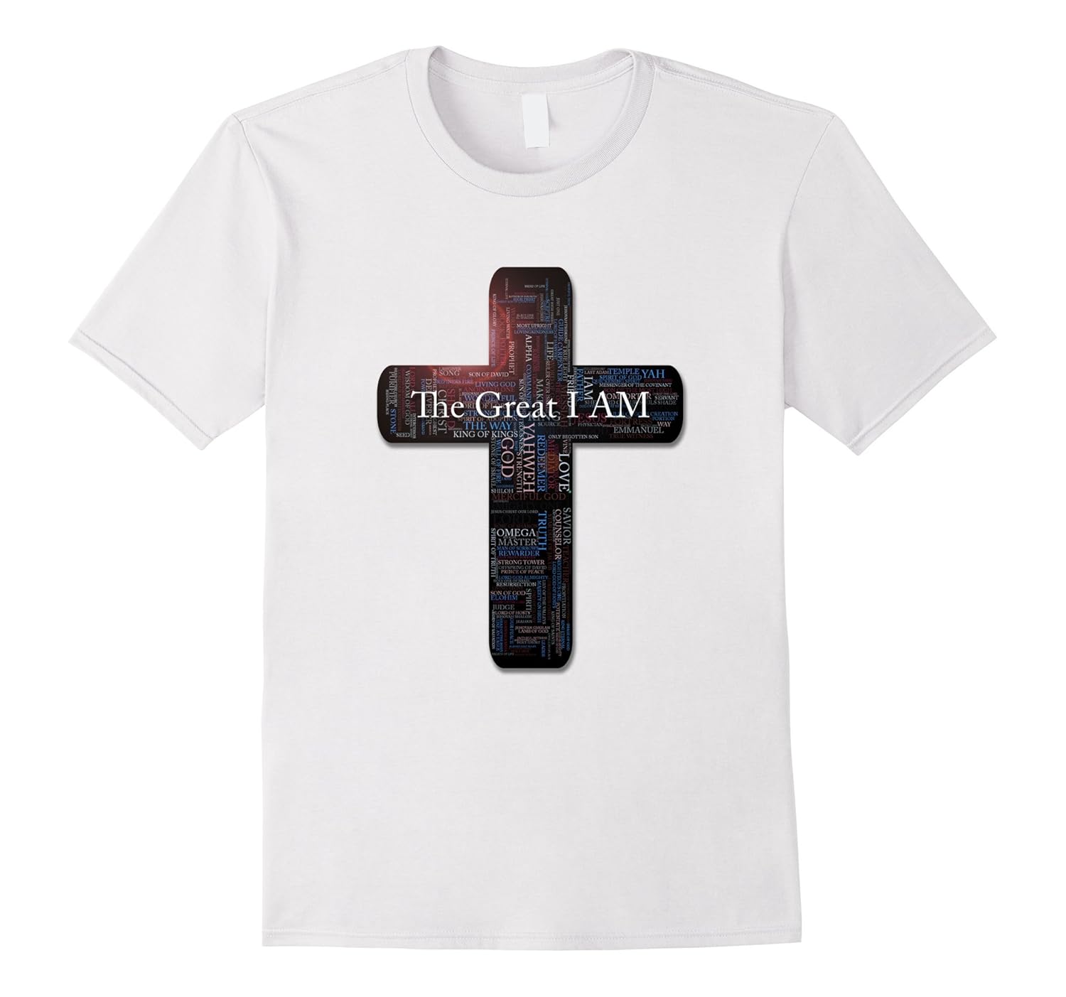 The Many Names of God - The Great I AM Christian Shirt-Rose