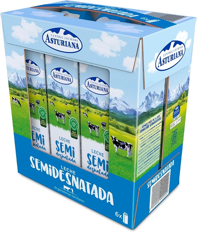 Leche Semidesnatada UHT Brik Pack 6x1L