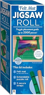 Hinkler Felt Mat Jigsaw Roll 127x85 cm Holds 2000 Pieces with Straps view 4