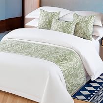 Aazon.co: OSVINO Solid Bed Runner Icrofiber Siple Bedding Protector
