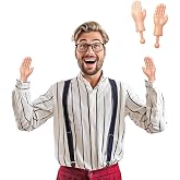BigMouth Inc Tiny Hands Gag Gifts Baby Hands on a Stick - Fake Small Hands for Costumes and Pranks - Funny Stick Puppets - The Original Tiny Hands