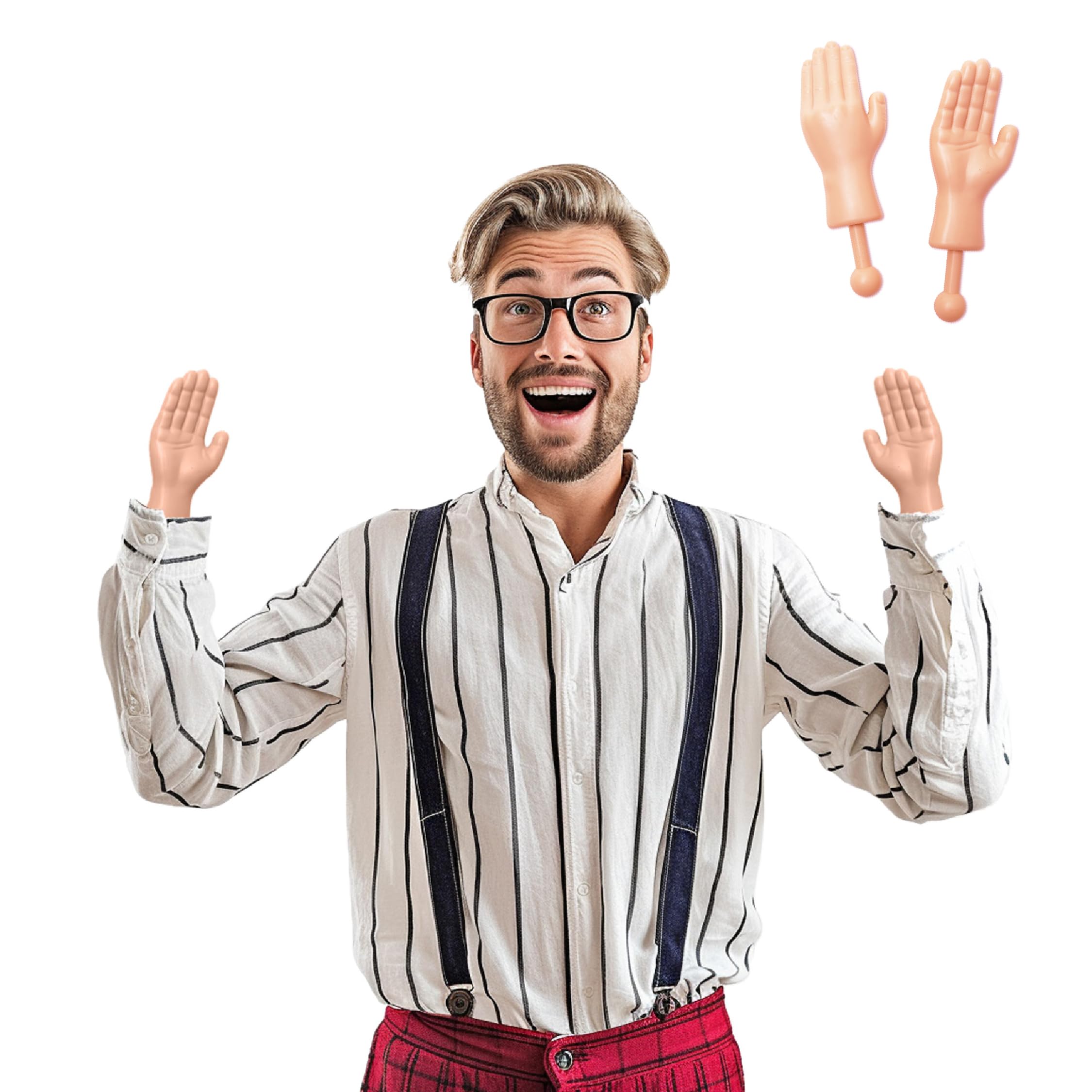 Big Mouth Toys BMNY-0016 Tiny Hands, Multi-Colored, One Size, BM1673