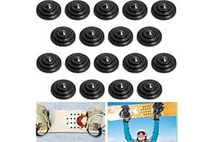 Shupakul 18 Pcs Snowboard Stomp Pad,4 Layers Cone Studs Snowboard Grip Stomp Pads,Anti-Slip Stomp Pad Studs to Provide Extra Grip for Winter Ski Snowboard