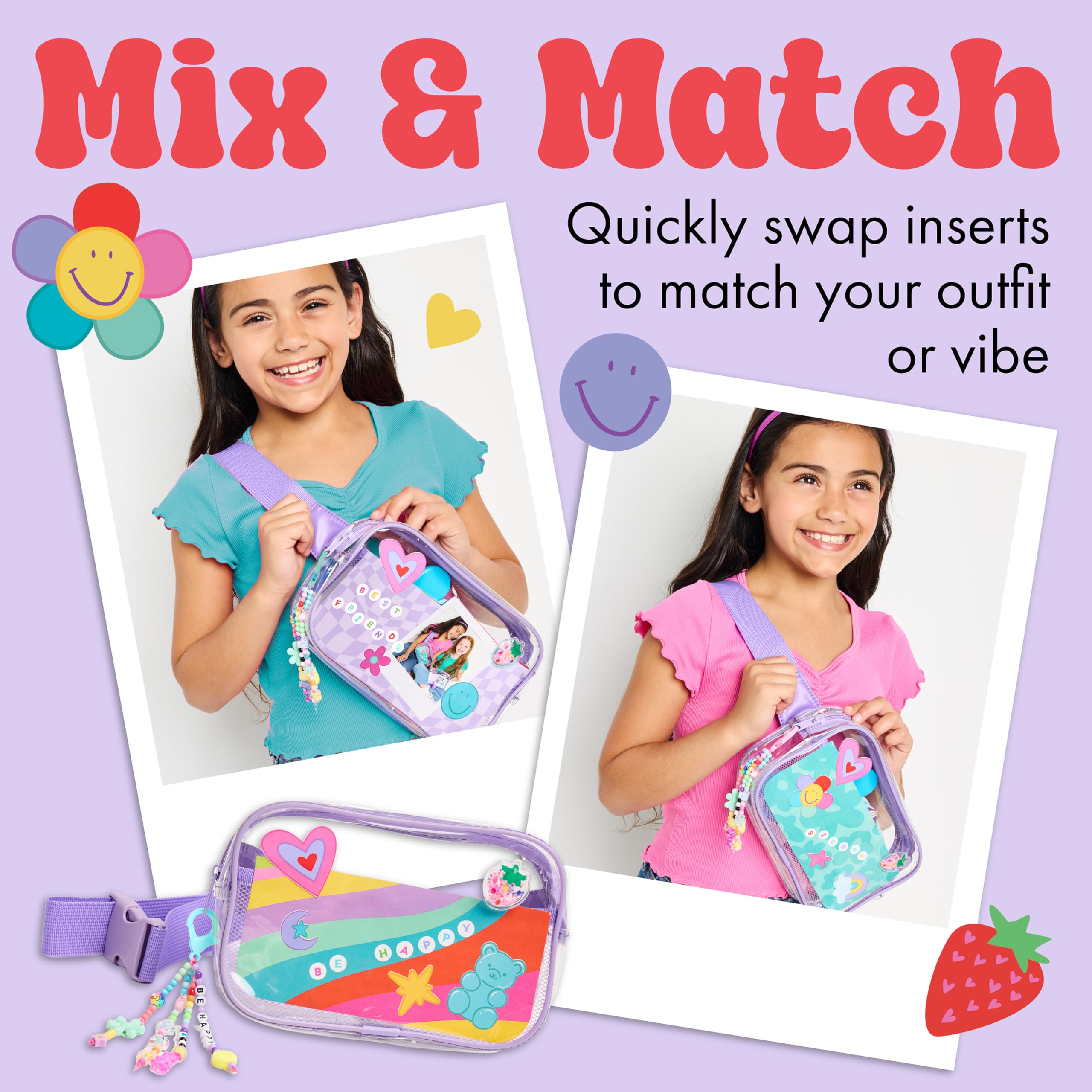 Creativity for Kids Chic Boutique Belt Bag: DIY Girls Fashion Kit, Arts and Crafts Kit, Birthday Gifts for Girls (Ages 6+)