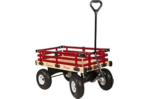 Millside Industries Wooden Express Wagon, 16-Inch X 34-Inch