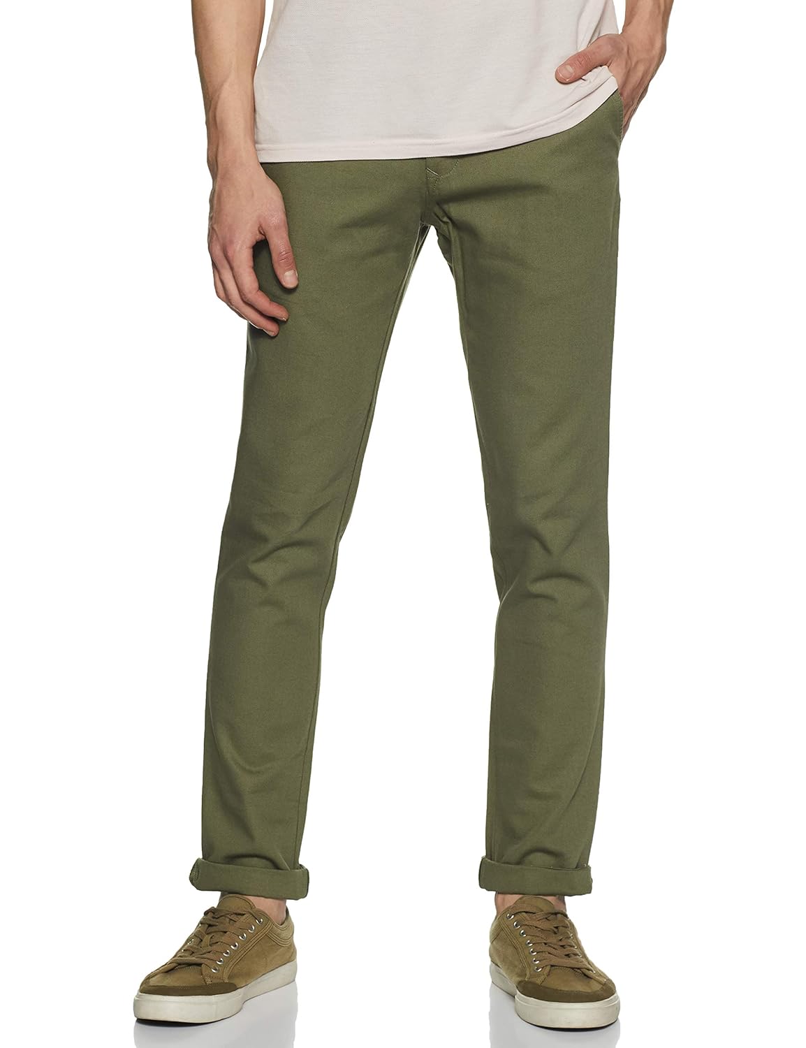 Buy Indian Terrain Men's Tapered Fit Casual Trousers at Amazon.in
