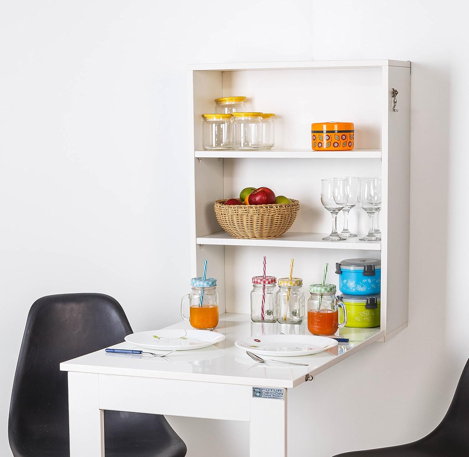 Invisible Bed Wall Mounted Wall Cabinet Foldable Plywood Table