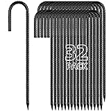 Besitu 12 Inch Rebar Stakes J Hook Ground Stakes