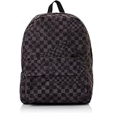 Vans Old Skool Flying V Backpack, Black-Asphalt, One Size | Everyday Laptop Bag, 15" Computer Sleeve, 2 Compartments, Organizer Panel