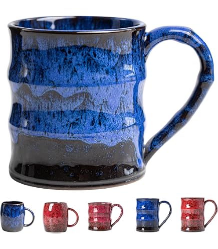 Amazon.com | American Mug Pottery Ceramic Coffee Mug, Made in USA, Ivory,  14 oz - Pack of 4: Coffee Cups & Mugs