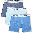 Nautica Men's Stretch Performance 3-Pack Boxer Briefs