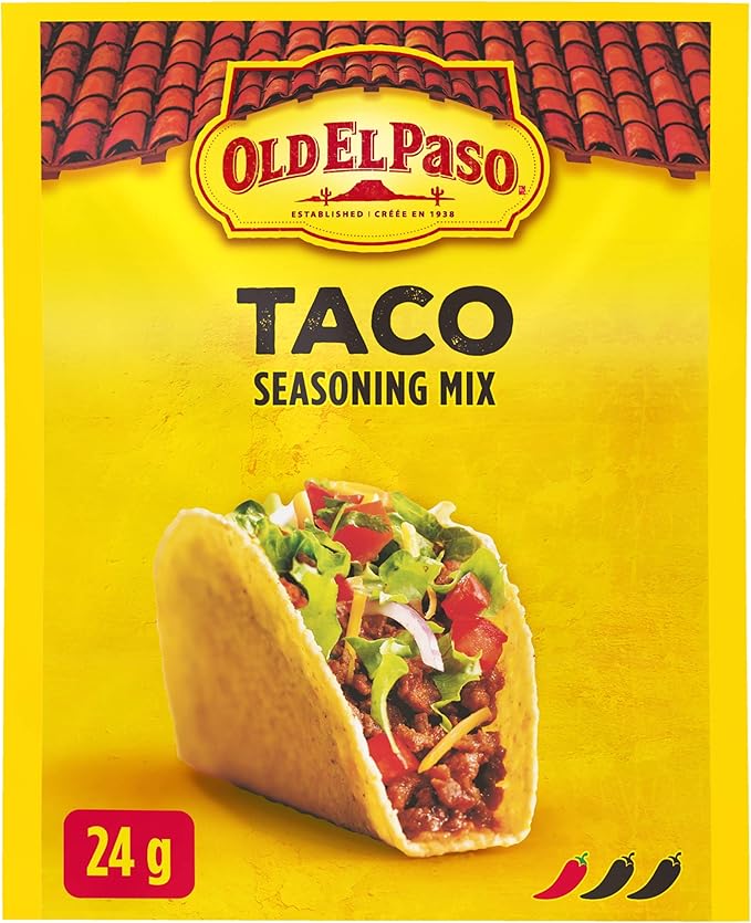 Old El Paso Taco Seasoning Mix, 24 Gram Amazon.ca Grocery