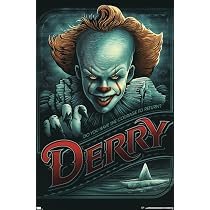 Amazon.com: Trends International IT - Pennywise Derry Wall Poster ...