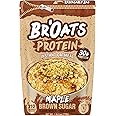 Br'Oats High Protein Oatmeal With 30g Of Protein Per Serving - Protein Packed Gluten Free Delicious Tasting High Protein Oats (Pack of 1, Maple Brown Sugar)