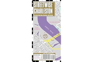 Streetwise Charleston Map - Laminated City Center Street Map of Charleston, South Carolina