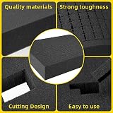 Hundnsney 4pc Pick Apart Foam Insert for Board Game Box Storage Drawer 30x30cm view 5