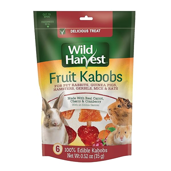 WILD HARVEST FRUIT KABOBS, 6 COUNT, FOR PET...