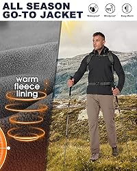 33,000ft Men's Hooded Softshell Jacket Waterproof