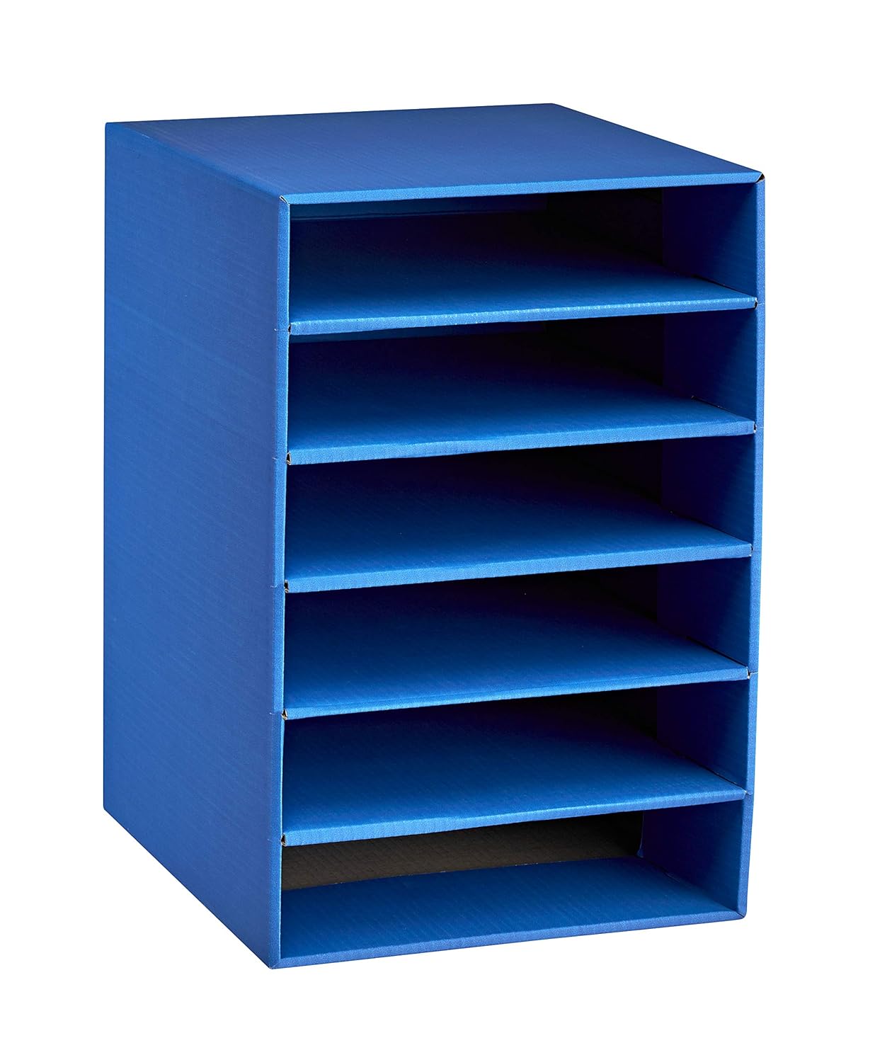 AdirOffice 6Shelf Organizer Corrugated Cardboard
