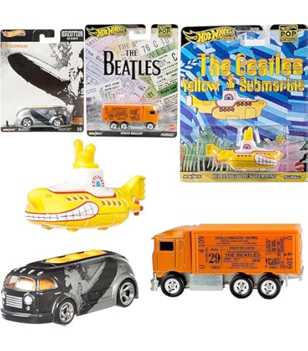 Amazon.com: Hot Wheels The Beatles Hiway Hauler Vehicle : Toys & Games