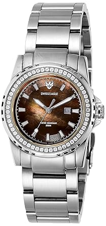 Swiss Eagle Analog Brown Dial Womens Watch - SE-6010-33