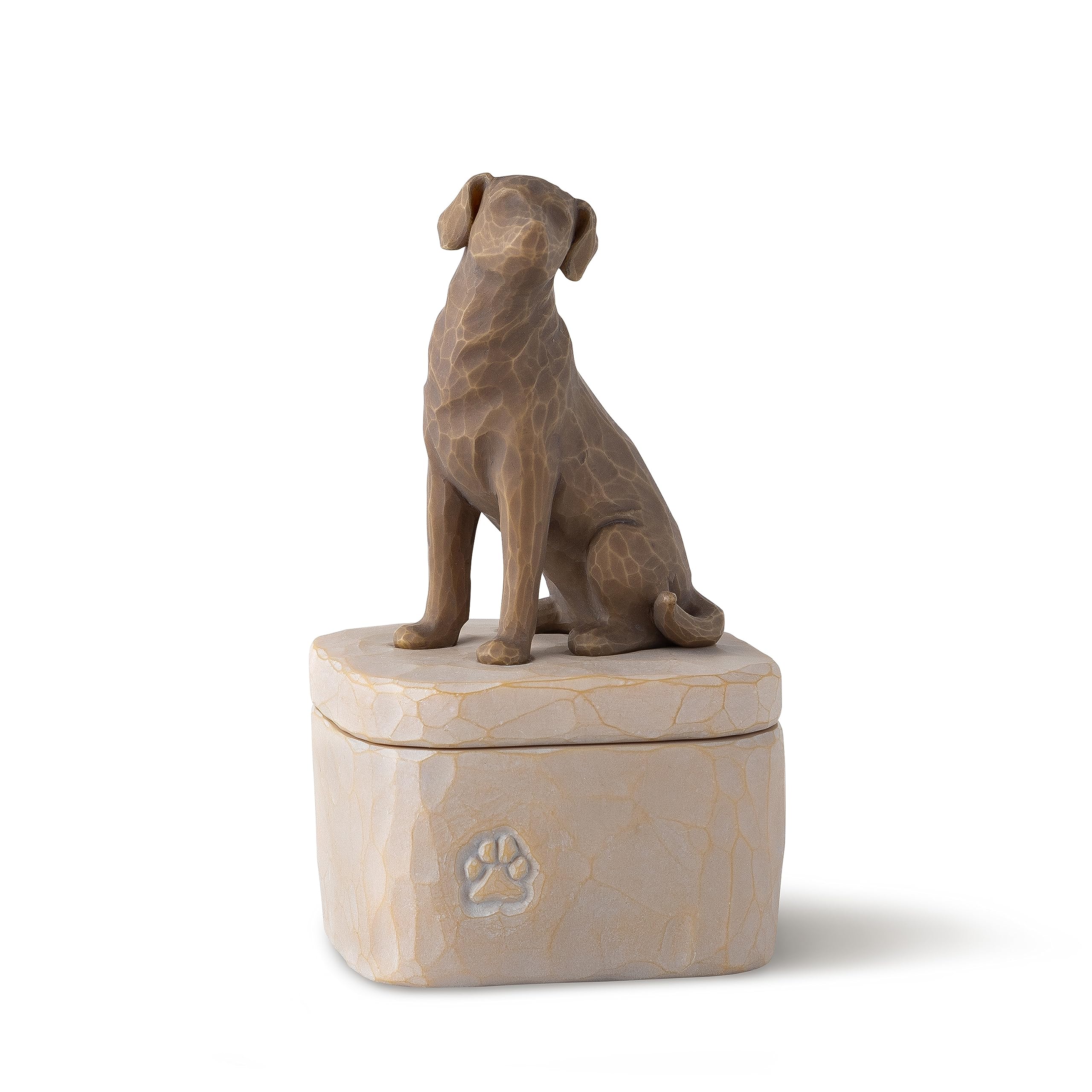 Willow Tree Love My Dog Dark Keepsake Box