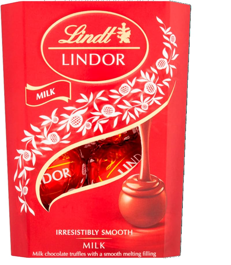 Lindt Lindor Milk Chocolate Truffles 37g Smooth Melting Filling