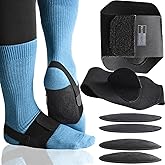 Caredgitz Arch Support Brace, for Plantar Fasciitis Relief, Arch Supports Sleeve, w/Removable Foot Pads, Arch Support Bands with Inserts, Non Slip Archs Strap for High Archs, Fallen Arch