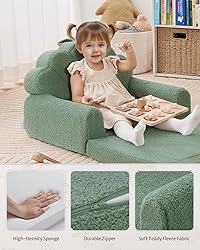Blissful Diary Kids Couch, 2-in-1 Soft Toddler