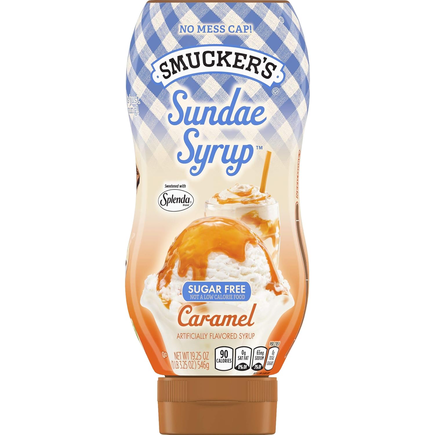 Smucker's sugar free caramel sundae syrup (051500025185)