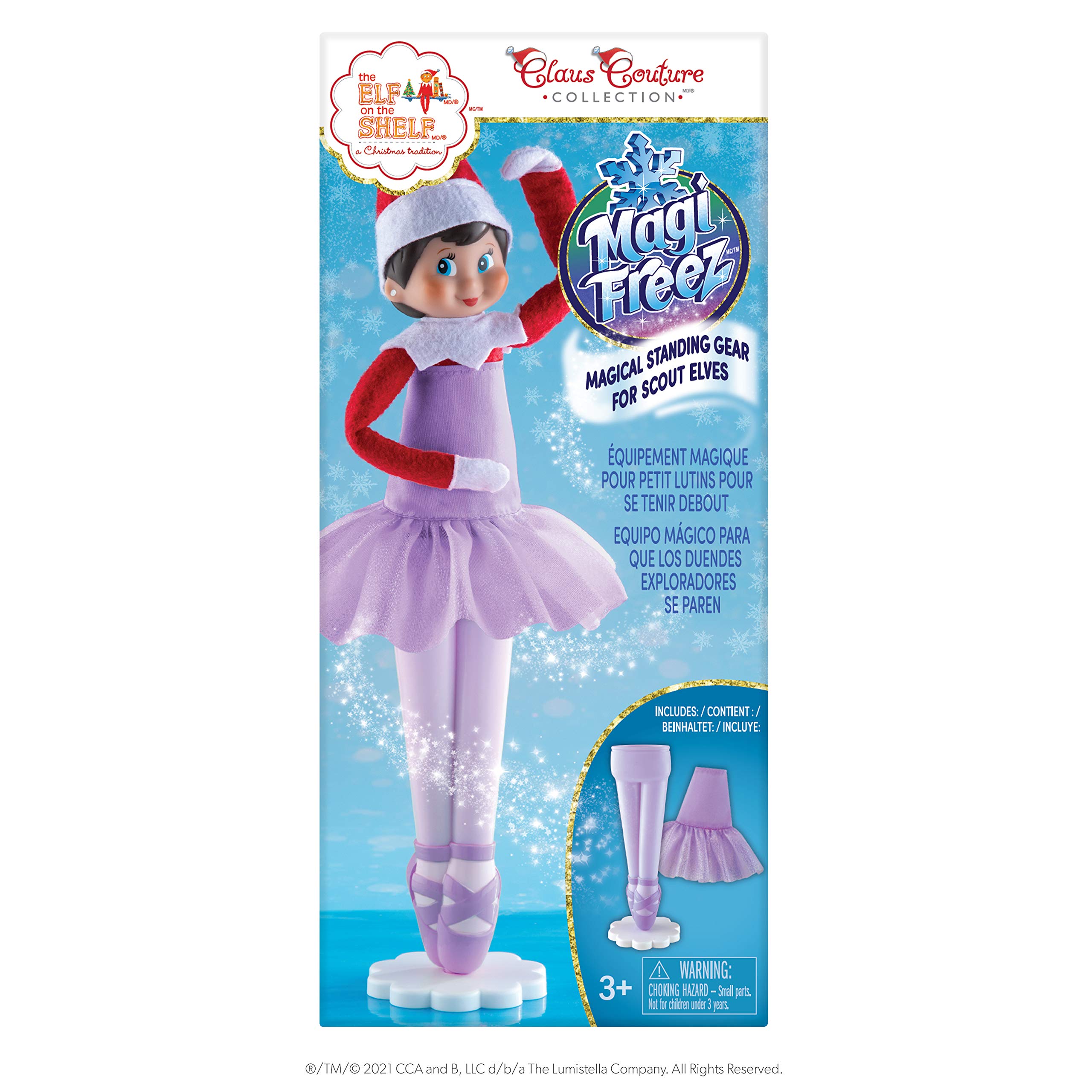 Elf on the Shelf Clothes - MAGIFREEZ Tiny Tidings Tutu - Christmas Elf on the Shelf Accessories Clothes - Elf on the Shelf Props - Elf Outfits - Elf on the Shelf Girl Arrival Ideas (Elf not included)